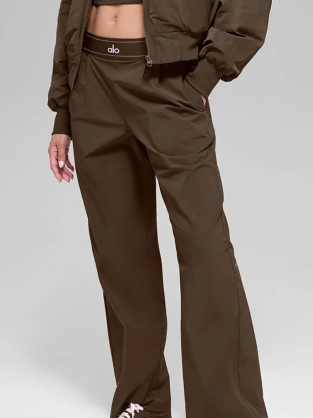 Alo Yoga Espresso/Brown Suit Up Trouser🍩Regular 30-inch length🥳